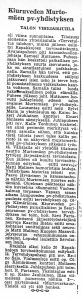 Pienviljelijäyhdistyksen talon vihkiäisjuhla